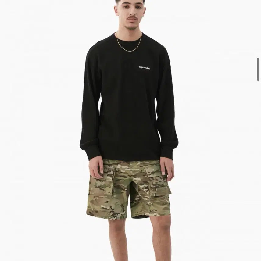 [BUNJANG] Thisisneverthat Cargo Camo Pattern Shorts Size L / 디스이즈네버댓 반바지 L사이즈