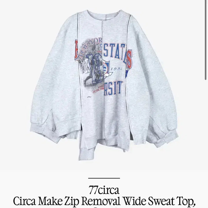 [SOLD OUT] 77circa 나나써카 빈티지 리워크 맨투맨