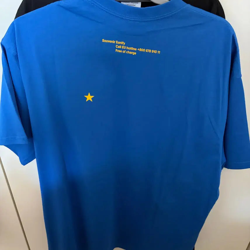 [BUNJANG] Souvenir Official Eunify T-Shirt Blue / 수베니어 오피셜 유니파이 티셔츠 블루 Souvenir Official