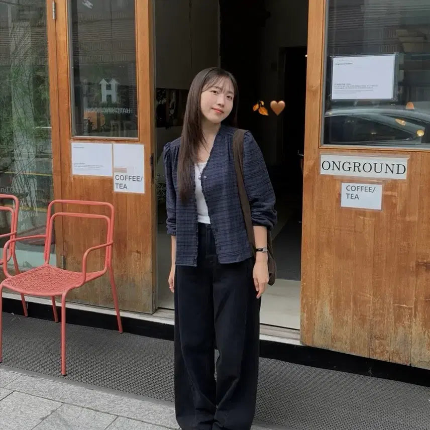 [BUNJANG] Muiry Shadow Line Wide Denim (Salt-B) / 뮤어리 쉐도우 라인 와이드 데님 (솔트비)