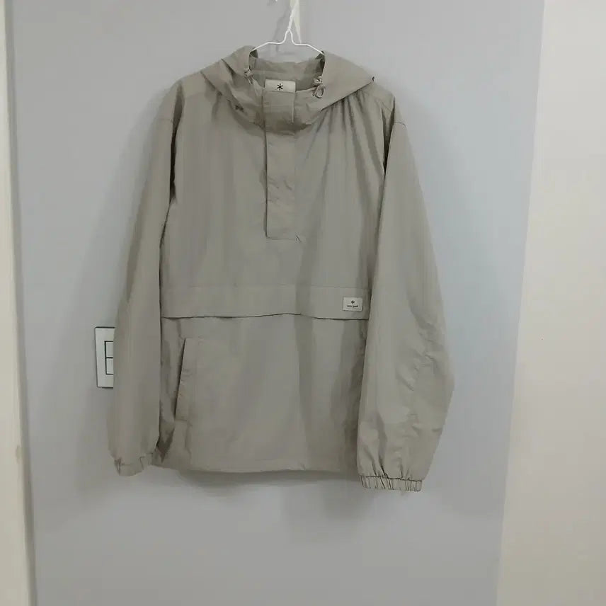 [BUNJANG] Snow Peak Hooded Anorak Beige Size 105 / (미사용) 스노우피크 후드아노락 정품 105