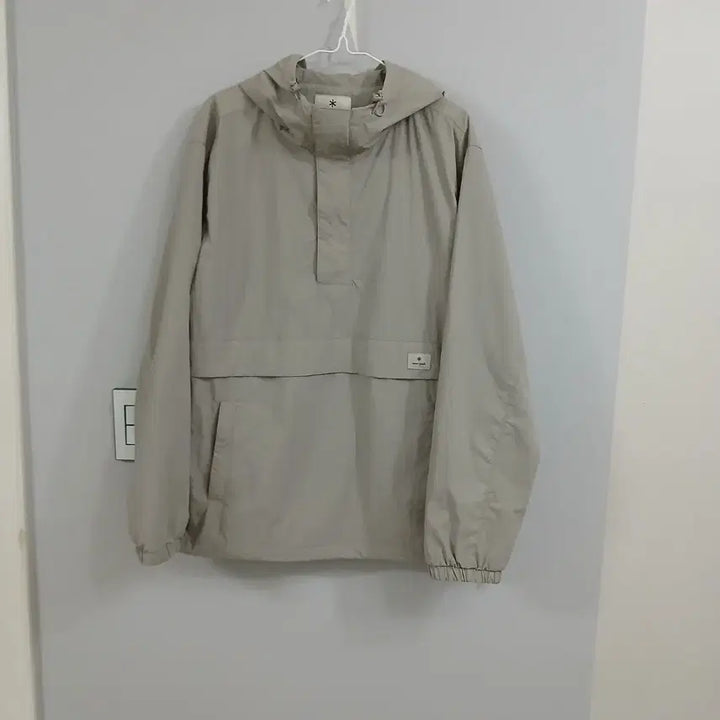 [BUNJANG] Snow Peak Hooded Anorak Beige Size 105 / (미사용) 스노우피크 후드아노락 정품 105