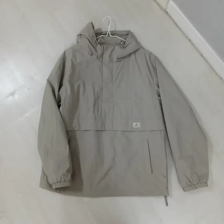 [BUNJANG] Snow Peak Hooded Anorak Beige Size 105 / (미사용) 스노우피크 후드아노락 정품 105