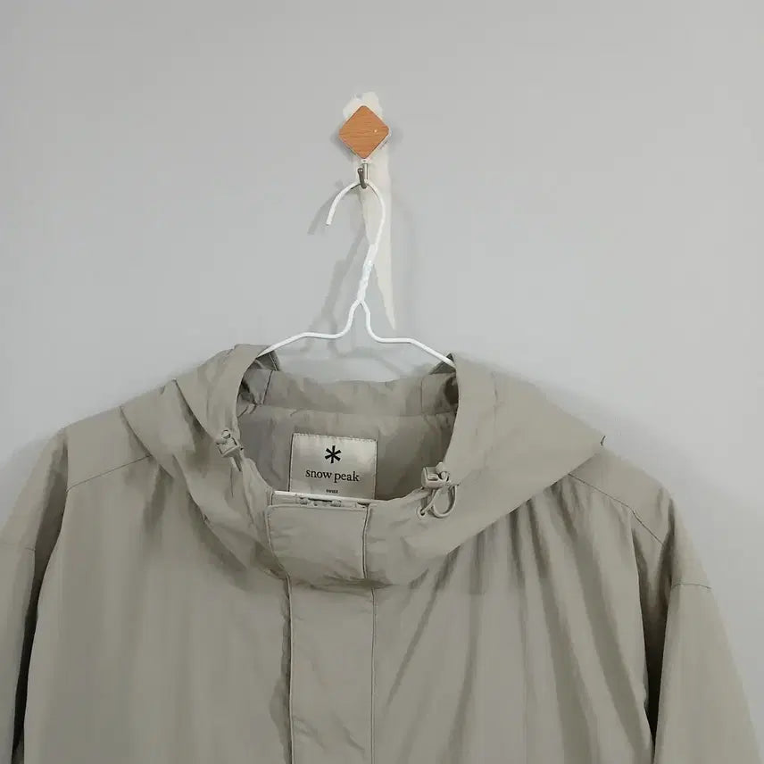 [BUNJANG] Snow Peak Hooded Anorak Beige Size 105 / (미사용) 스노우피크 후드아노락 정품 105