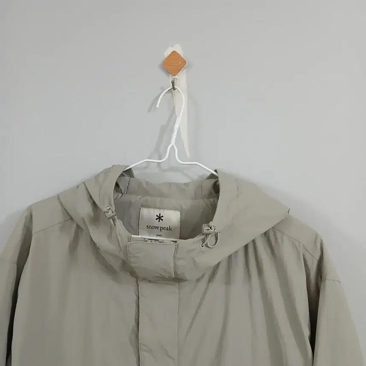 [BUNJANG] Snow Peak Hooded Anorak Beige Size 105 / (미사용) 스노우피크 후드아노락 정품 105