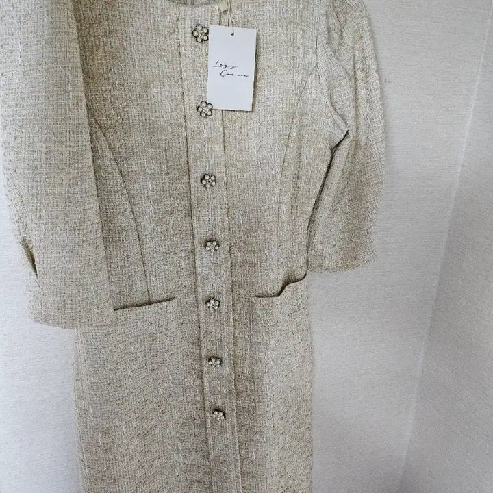 [BUNJANG] Lazy Corner Sky Market Tweed Dress (Size S) / 레이지코너 하늘이네마켓 트위드 원피스 s사이즈 [새상품]