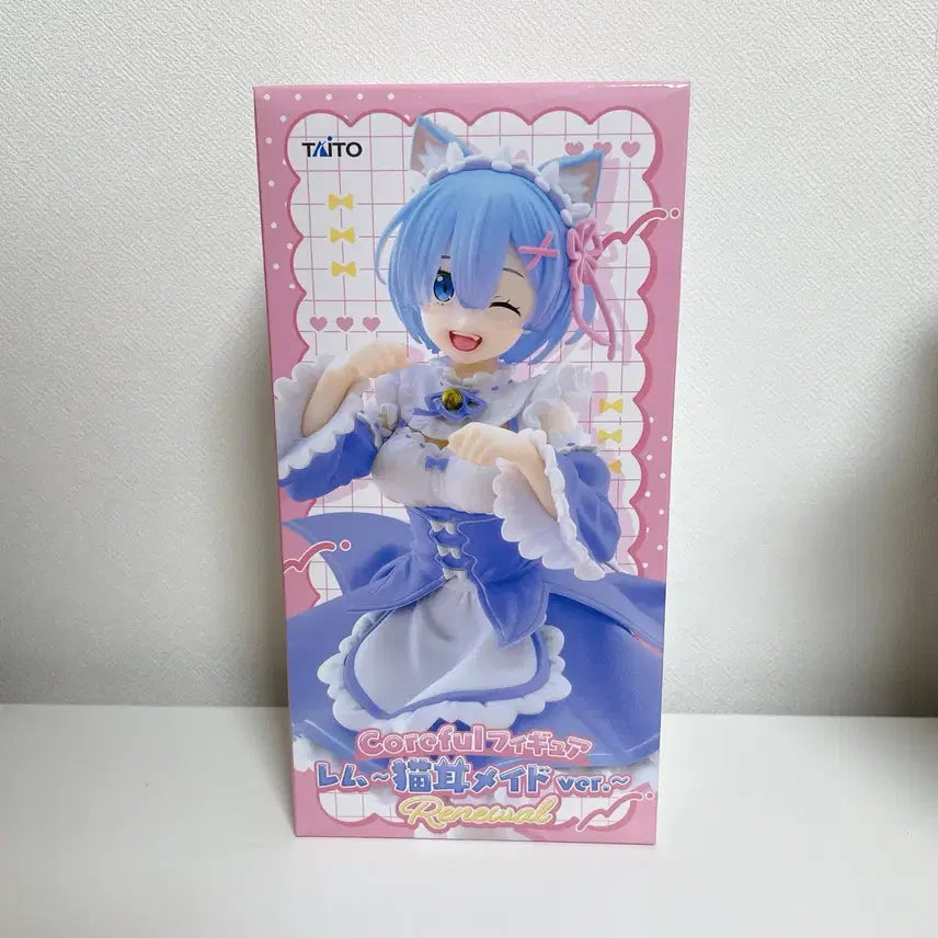 [BUNJANG] Taito Rem Cat Maid Figure / 리제로 렘 고양이 메이드 타이토 피규어