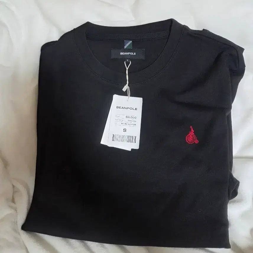 [BUNJANG] Beanpole Black Short-Sleeve T-Shirt Size S / 빈폴 블랙 반팔 티셔츠 S 새상품