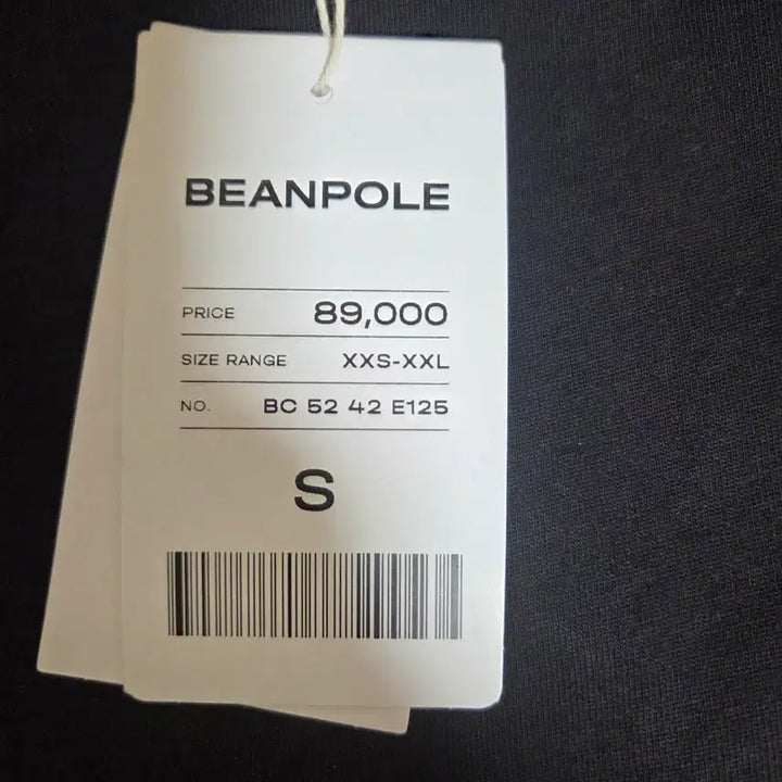 [BUNJANG] Beanpole Black Short-Sleeve T-Shirt Size S / 빈폴 블랙 반팔 티셔츠 S 새상품