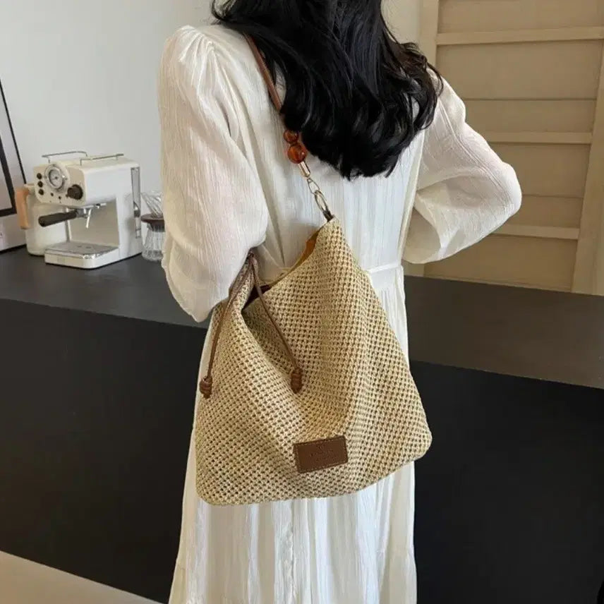 [BUNJANG] Rattan Shoulder Bag / 라탄 숄더백
