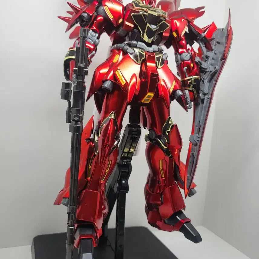 [BUNJANG] Bandai MG 1/100 Sinanju Titanium Finish Model Kit / 반다이 MG  1 / 100 시난주 티타늄 피니쉬