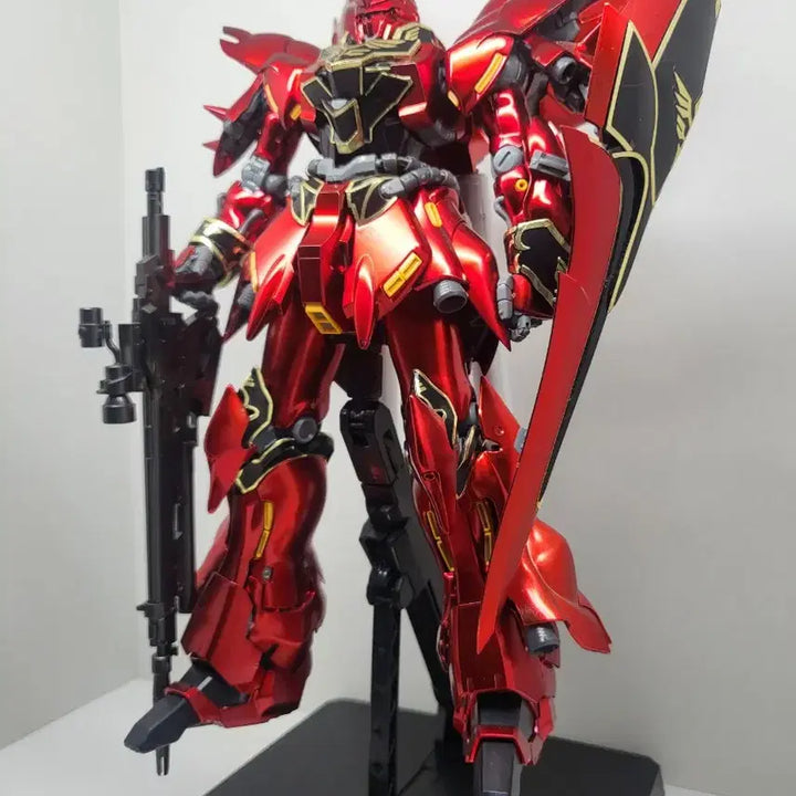 [BUNJANG] Bandai MG 1/100 Sinanju Titanium Finish Model Kit / 반다이 MG  1 / 100 시난주 티타늄 피니쉬