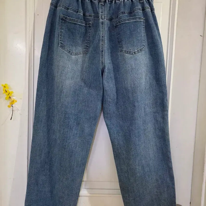 [BUNJANG] Spandex Banding Jeans - Comfortable Fit / 봄 핏이이쁜 스판 밴딩  청통바지. 깨끗해요. 허리32까지