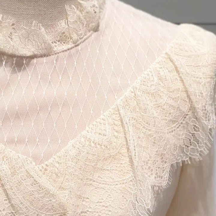 [BUNJANG] It Michaa Lace Neck Dress / 잇미샤(it michaa) 레이스넥 원피스 44