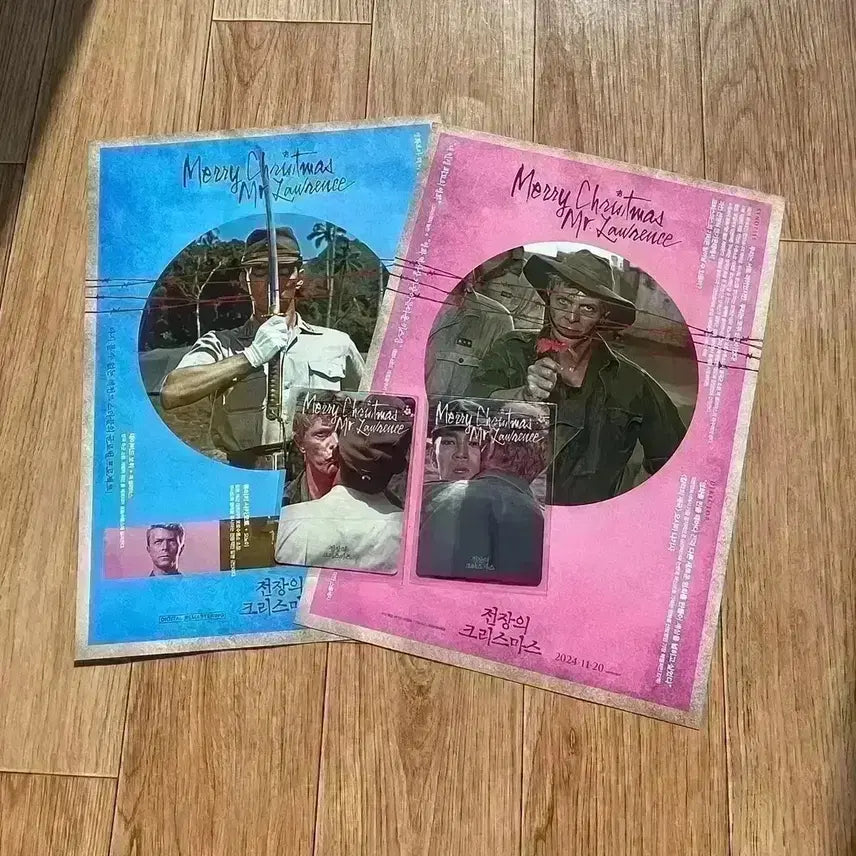 [BUNJANG] Merry Christmas, Mr. Lawrence Photocard &amp; Flyer Set David Bowie Ryuichi Sakamoto Takeshi Kitano / 전장의크리스마스 포토카드+전단지 데이빗보위 류이치사카모토 기타노다케시영화
