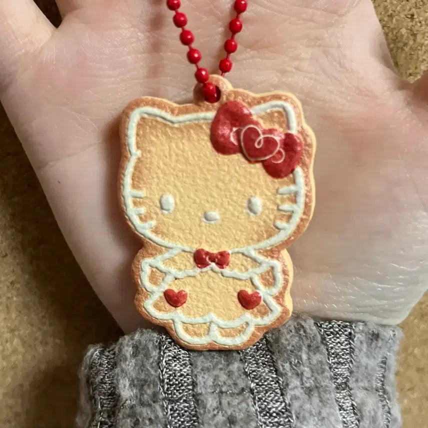 [BUNJANG] Sanrio Hello Kitty Cookie Keychain / 산리오 헬로키티 쿠키 키링