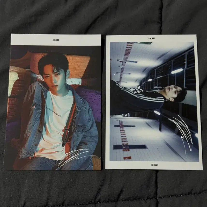 [BUNJANG] Stray Kids Lee Know A-RNFU Album Photocard Postcard Bundle Set / 스트레이키즈 리노 아엠후 앨포 엽서 2장 일괄
