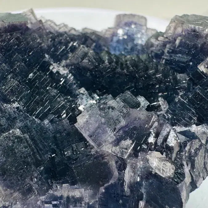 [BUNJANG] Step Growth Fluorite Crystal Specimen / 스텝 성장 큐빅 형석