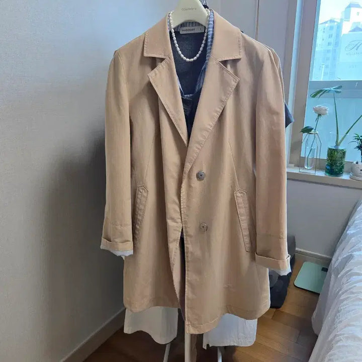 [BUNJANG] It Michaa Trench Coat Jacket / 잇미샤 고급스런 트렌치자켓