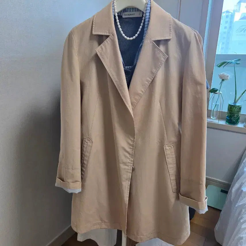 [BUNJANG] It Michaa Trench Coat Jacket / 잇미샤 고급스런 트렌치자켓