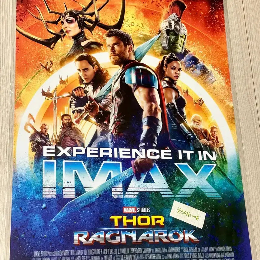 [BUNJANG] Thor Ragnarok IMAX A3 Poster (2017 Limited Edition) / [2017초희귀한정판] 영화 토르 라그나로크 IMAX 포스터(A3)마블