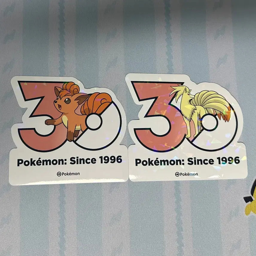[BUNJANG] Pokemon 30th Anniversary Logo Stickers - Ninetales / [포켓몬 30주년 기념 로고 스티커]식스테일, 나인테일