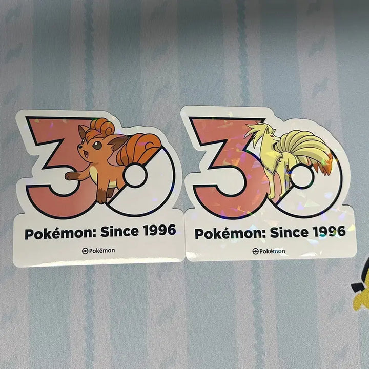 [BUNJANG] Pokemon 30th Anniversary Logo Stickers - Ninetales / [포켓몬 30주년 기념 로고 스티커]식스테일, 나인테일