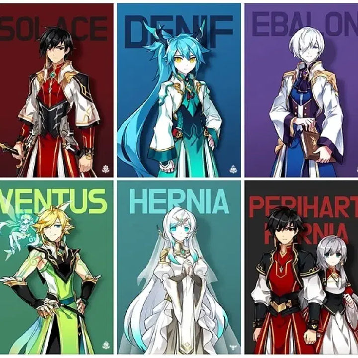 [BUNJANG] Elsword 6 Types A3 Poster Set (Masters) / 엘소드 포스터 6종 (A3, 마스터즈)