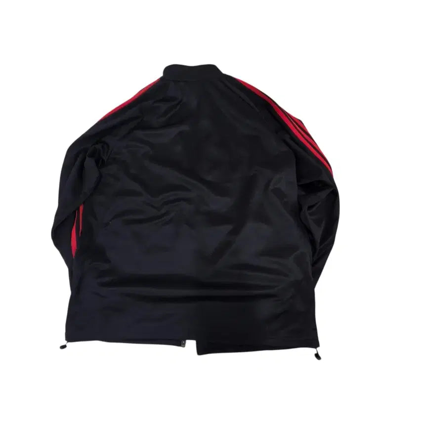 [BUNJANG] Adidas 3-Stripes Tracksuit Black/Red / 아디다스 삼선 트레이닝복 블랙/레드