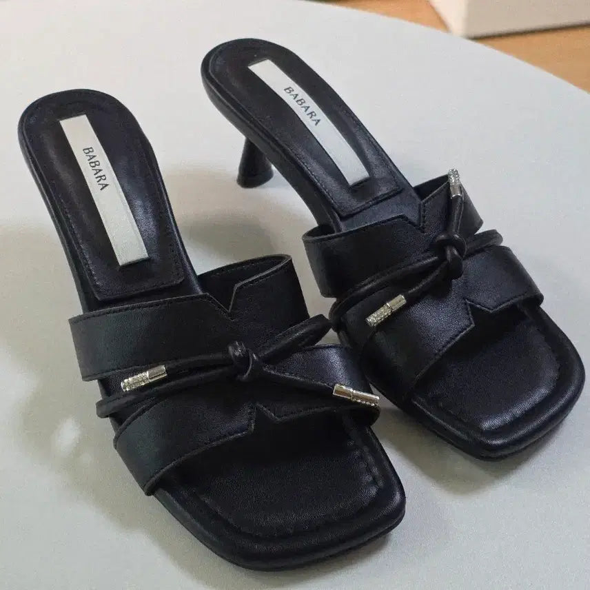 [BUNJANG] Barbara Mules Sandals Black 240 / 새상품*바바라 구두 뮬 샌들 240
