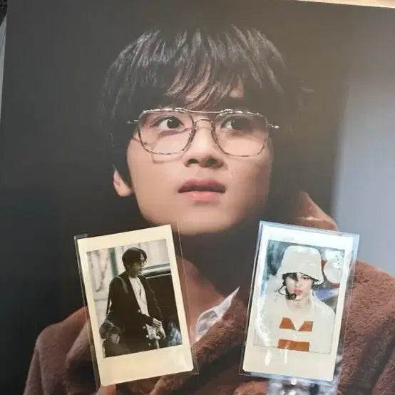 [BUNJANG] Haechan Framed Photo + Birthday Cafe Print Polaroid / 해찬 액자 + 생카 인화폴라 양도