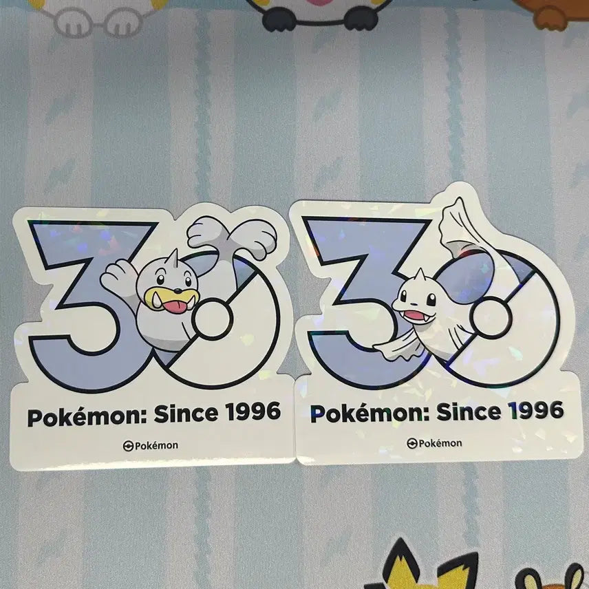 [BUNJANG] Pokemon 30th Anniversary Logo Sticker / [포켓몬. 30주년 기념 로고 스티커]쥬쥬, 쥬레곤