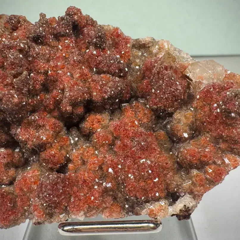 [BUNJANG] Hematoid Calcite Plate Specimen / 헤마타이트 내포 방해석