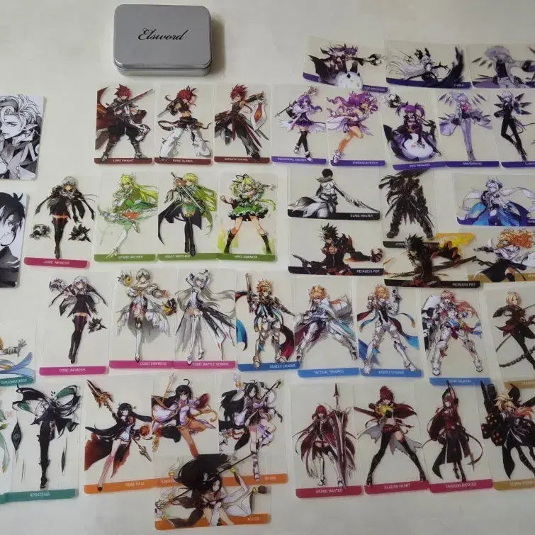 [BUNJANG] Elsword Official Card Case Transparent Photocard Bundle / 엘소드 공식 카드택 투명 포토카드 일괄
