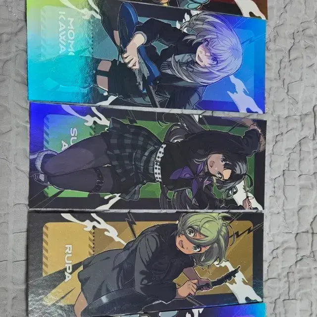 [BUNJANG] Bocchi the Rock! Hologram Bookmark Set (Collaboration Cafe) / 걸즈밴드크라이 홀로그램 북마크 5종 세트 (콜라보 카페)