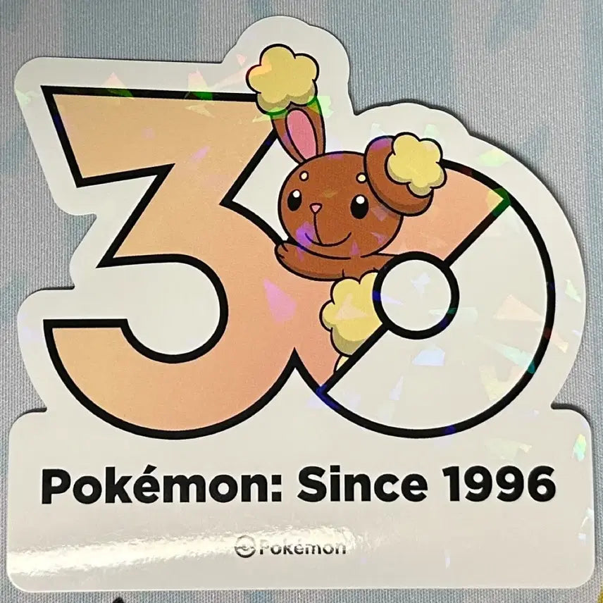 [BUNJANG] Pokemon 30th Anniversary Logo Sticker Set / [포켓몬 30주년 기념 로고 스티커]이어롤
