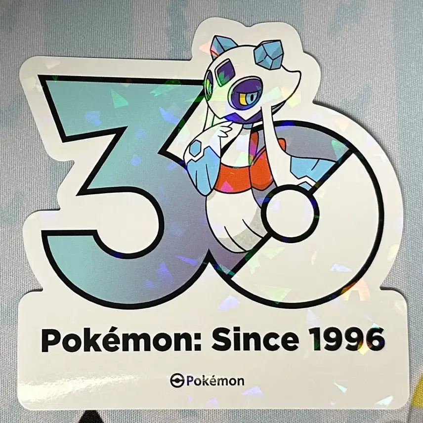 [BUNJANG] Pokemon 30th Anniversary Logo Sticker / [포켓몬 30주년 기념 로고 스티커]눈꼬마, 눈여아