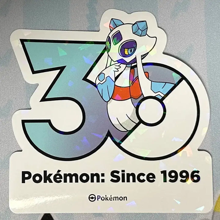 [BUNJANG] Pokemon 30th Anniversary Logo Sticker / [포켓몬 30주년 기념 로고 스티커]눈꼬마, 눈여아