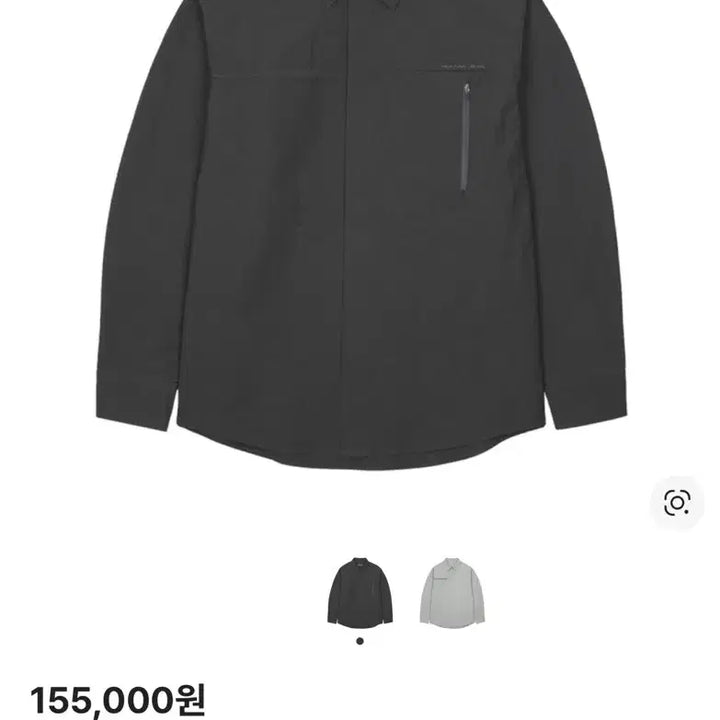 [BUNJANG] Sansan Gear Pocket Shirt Charcoal Size 2 / 산산기어 셔츠 차콜 2사이즈