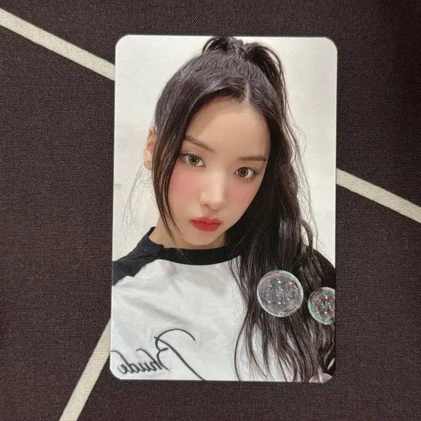 [BUNJANG] NMIXX Expergo Makestar Lucky Draw Jiwoo Photocard / 엔믹스 expergo 메이크스타 특전 지우 포카 비눗방울 nmixx