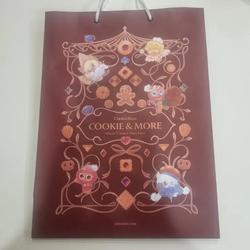[BUNJANG] Cookie Run Cookie &amp; More Large Shopping Bag / 쿠키런 쿠키앤모어 쇼핑백 대