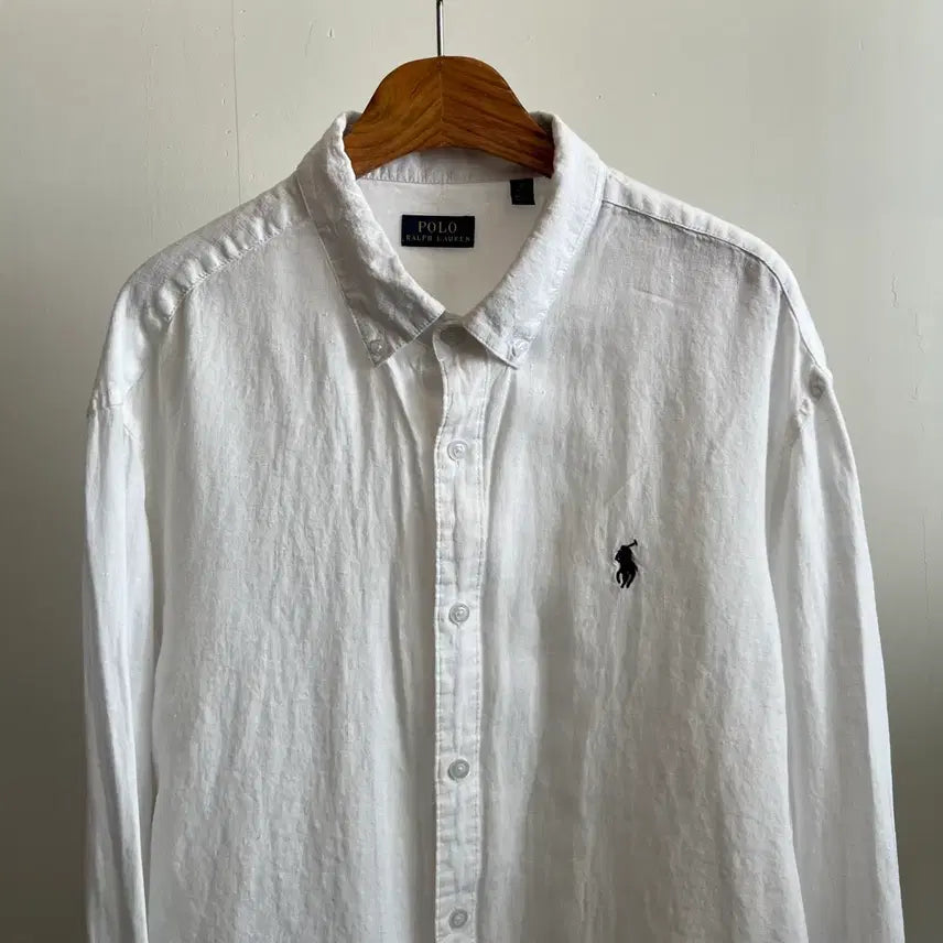 [BUNJANG] Polo Ralph Lauren Linen Shirt L / 폴로 랄프로렌 린넨 셔츠(정품)