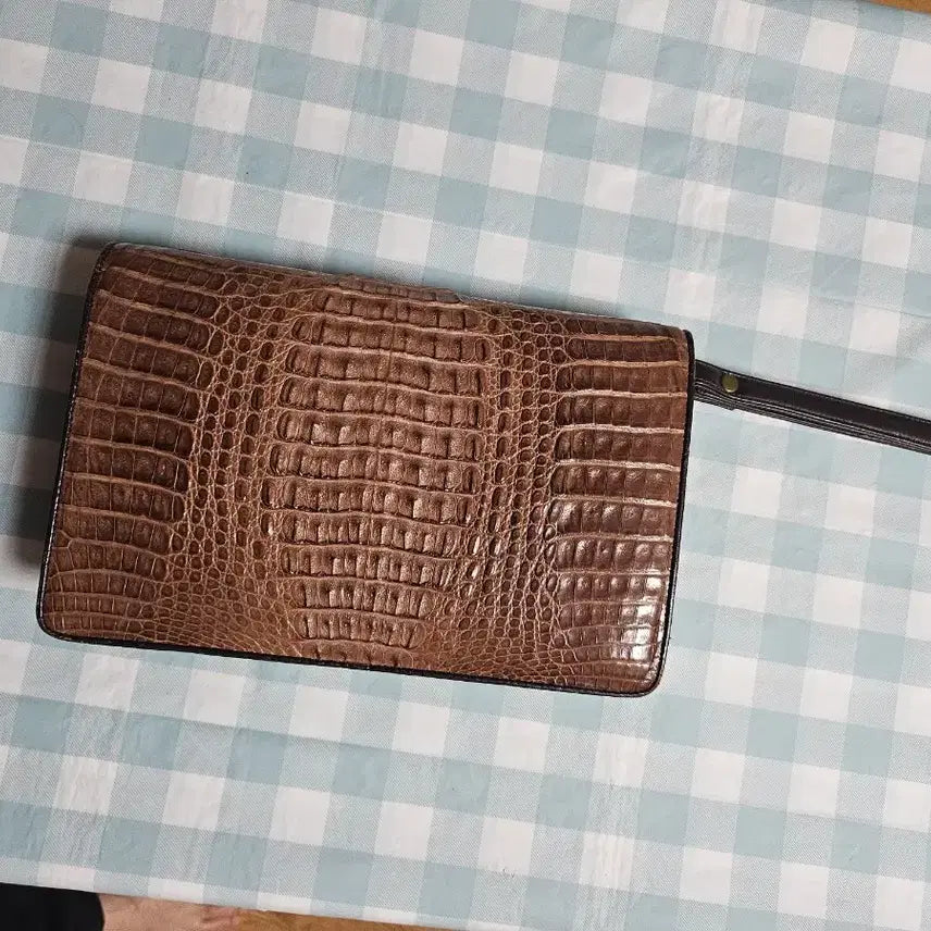 [BUNJANG] Paco Rabanne Crocodile Leather Clutch Bag / 파코라반 클러치 악어백