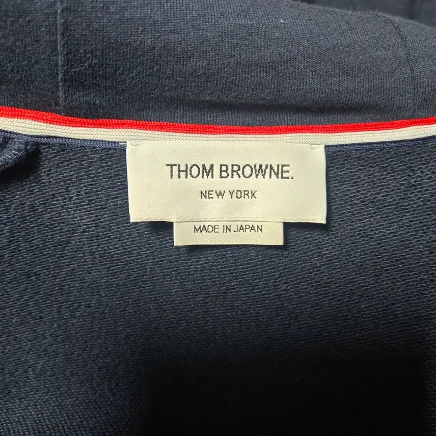 [BUNJANG] Thom Browne 4-Bar Gold Button Hoodie Zip-Up Size 5 / 톰브라운 4바 금장 후드집업 5사이즈