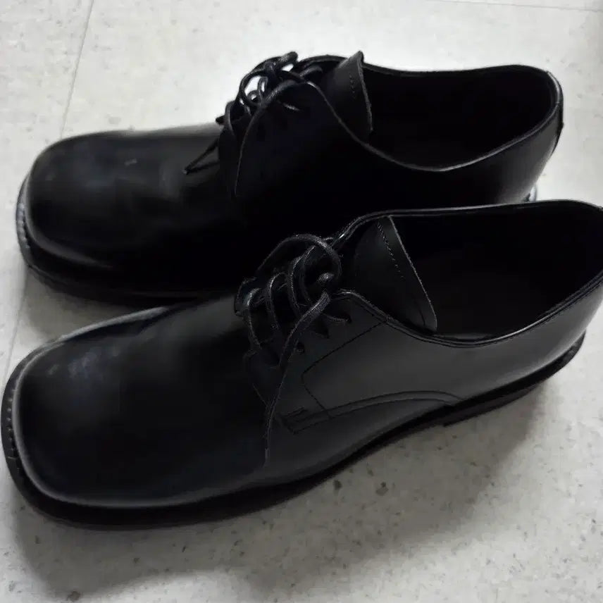[BUNJANG] Musinsa Standard Wide Square Derby Shoes / 무신사 스탠다드 와이드 스퀘어 더비슈즈