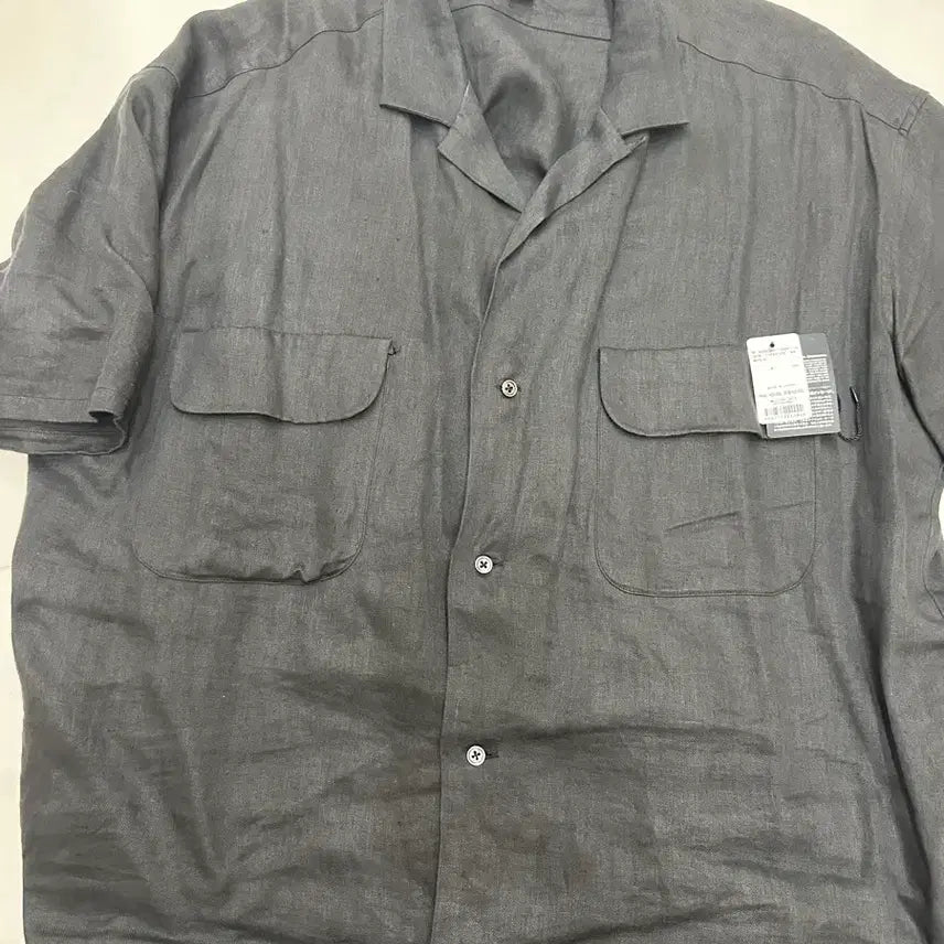[BUNJANG] Nigel Cabourn Linen Open Shirt Size 54 / [54]나이젤카본 리넨 오픈셔츠