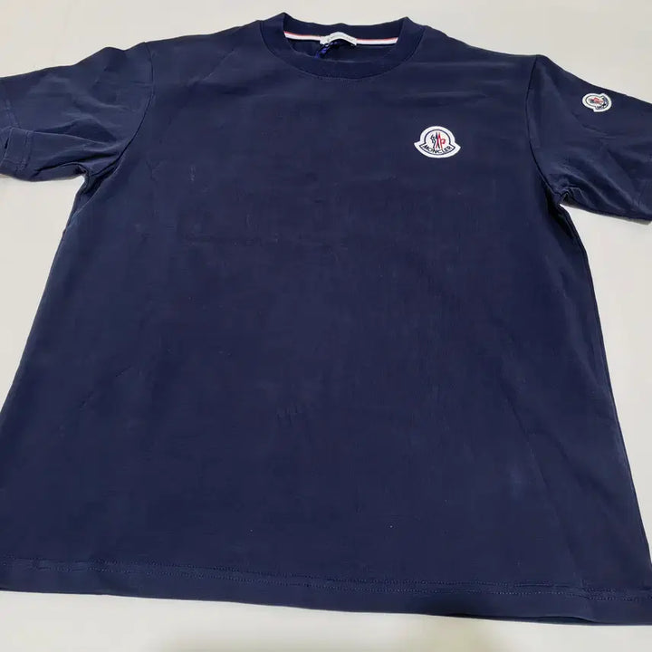 [BUNJANG] Moncler Round Neck T-Shirt Navy Size S / 몽클레어 반팔티셔츠 라운드넥 네이비 S사이즈