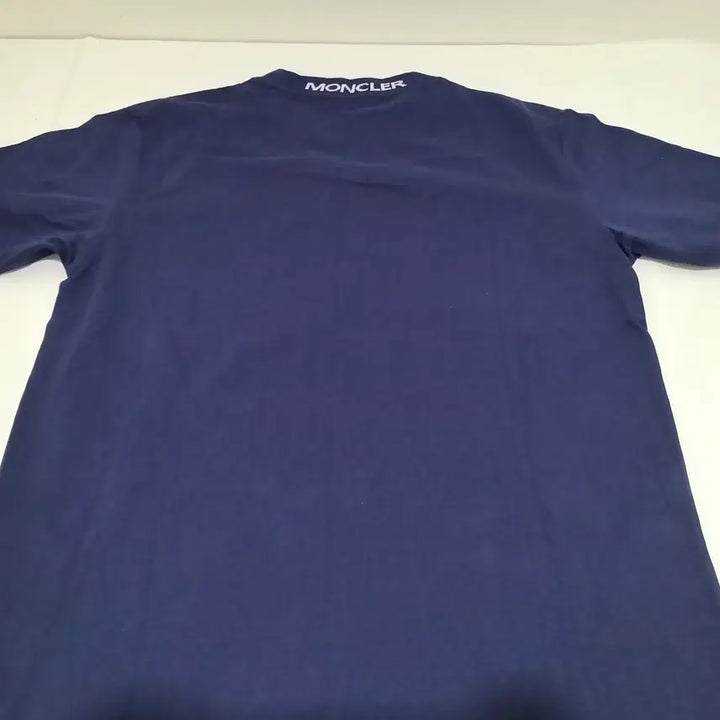 [BUNJANG] Moncler Round Neck T-Shirt Navy Size S / 몽클레어 반팔티셔츠 라운드넥 네이비 S사이즈