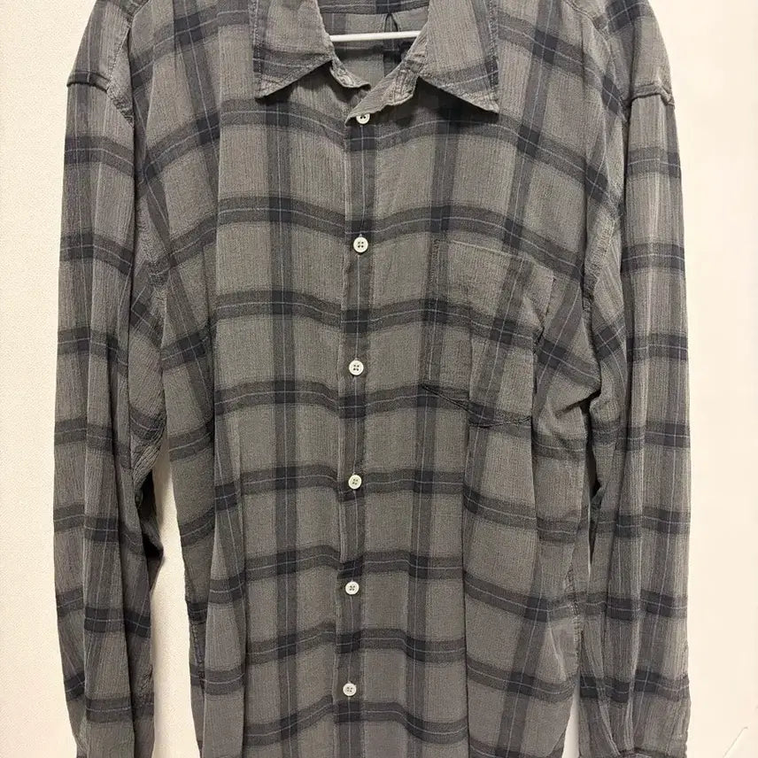 [BUNJANG] Hatching Room Overdyed Check Shirt / (2)해칭룸 오버다이드 체크셔츠