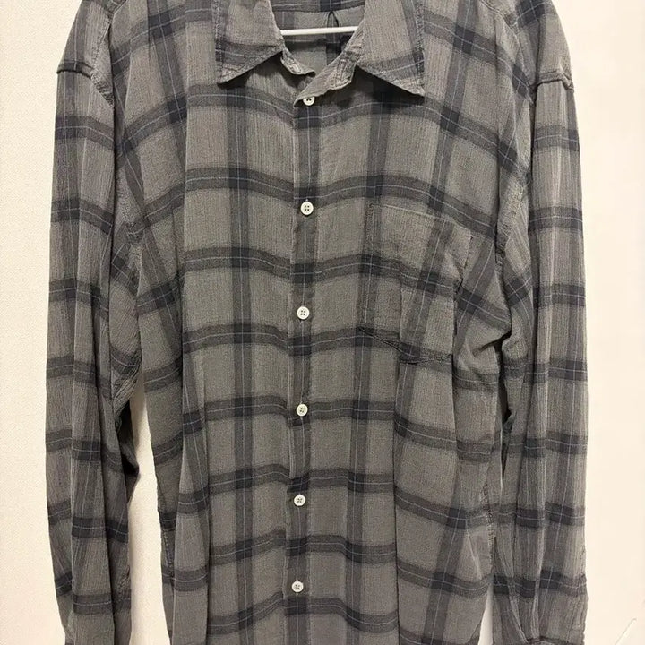 [BUNJANG] Hatching Room Overdyed Check Shirt / (2)해칭룸 오버다이드 체크셔츠